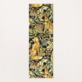 William Morris Forest Tapestry Fox Hare Peacock Yogamatte (Vorderseite)