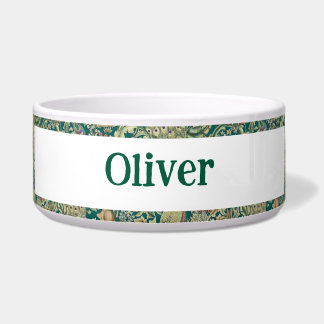 William Morris Forest Victorian Personalized Napf