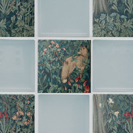 William Morris Forest Wildblume 2 Tapestry Fliese