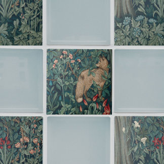William Morris Forest Wildblume 2 Tapestry Fliese