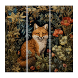 William Morris Fox im Jugendstil Triptychon
