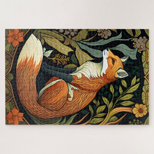 William Morris Fox Jigsaw Puzzle (Horizontal)