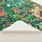 William Morris Fox und Paul Tapestry Print Sherpadecke (3/4)
