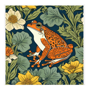 William Morris Frosch Inspiration Fotodruck
