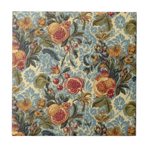 William Morris Frucht Granatapfel Blumenmuster Fliese