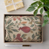 William Morris Frucht Granatapfel Blumenmuster Seidenpapier (Geschenk)