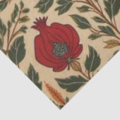 William Morris Frucht Granatapfel Blumenmuster Seidenpapier (Ausschnitt)