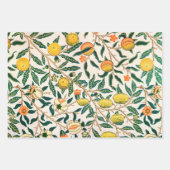 William Morris Frucht Granatapfel Vintage Geschenkpapier Set (Vorderseite 3)