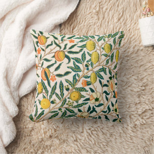 William Morris Frucht Granatapfel Vintage Kissen