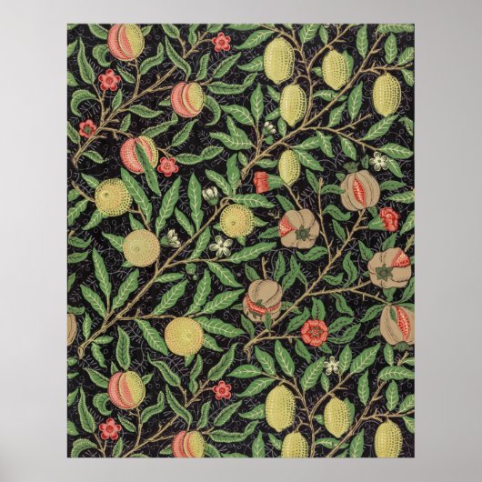 William Morris' Fruchtmuster (1862)  Poster (Vorne)