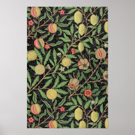 William Morris' Fruchtmuster (1862) Poster (Vorne)