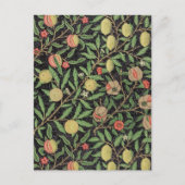 William Morris' Fruchtmuster (1862) Postkarte (Vorderseite)