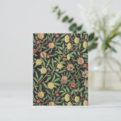 William Morris' Fruchtmuster (1862) Postkarte (Stehend Vorderseite)