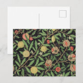 William Morris' Fruchtmuster (1862) Postkarte (Vorne/Hinten)
