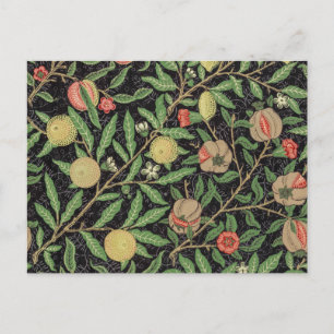 William Morris' Fruchtmuster (1862) Postkarte