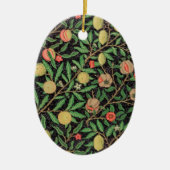 William Morris Fruchtmuster Vintag Keramik Ornament (Vorne)
