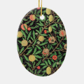 William Morris Fruchtmuster Vintag Keramik Ornament (Hinten)