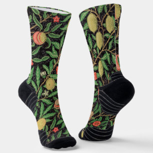 William Morris Fruchtmuster Vintag Socken