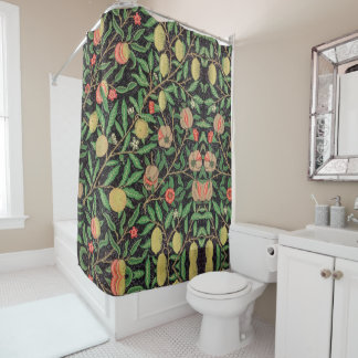 William Morris Fruchtmuster Vintage Duschvorhang