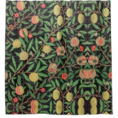 William Morris Fruchtmuster Vintage Duschvorhang (Vorderseite)
