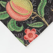 William Morris Fruchtmuster Vintage Fleecedecke (Ecke)