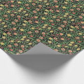 William Morris Fruchtmuster Vintage Geschenkpapier (Ecke)