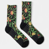 William Morris Fruchtmuster Vintage Socken (Rechts)