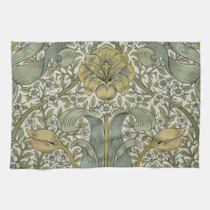 William Morris Frühjahrsdickicht Gelbe Blumenkunst Geschirrtuch
