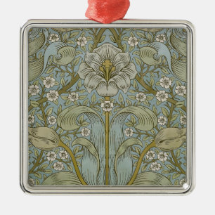 William Morris Frühjahrsdickicht Gelbe Blumenkunst Ornament Aus Metall