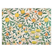 William Morris Fruit Granatapfel Vintage Tischdecke (Vorderseite (Horizontal))