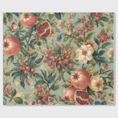 William Morris Fruit Granatapfelmuster Geschenkpapier (Flach)