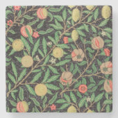 William Morris Fruit Pattern Stone Untersetzer (Vorderseite)
