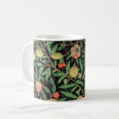 William Morris Fruit Pomegranate Blumenmuster Kaffeetasse (Vorderseite Links)