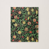 William Morris Fruit Pomegranate Blumenmuster Puzzle (Vertikal)