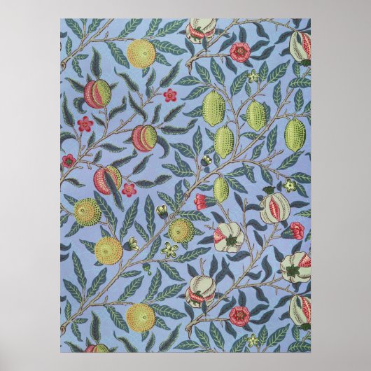 William Morris Fruit Pomegranate Poster (Vorne)