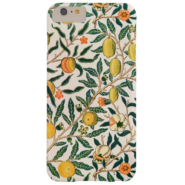 William Morris Fruit Pomegranate Weißer Ornament Case-Mate iPhone Hülle (Rückseite)