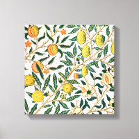William Morris Fruit Pomegranate Weißer Ornament