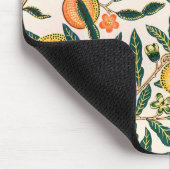 William Morris Fruit Pomegranate Weißer Ornament Mousepad (Ecke)