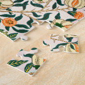 William Morris Fruit Pomegranate Weißer Ornament Puzzle (Seite)