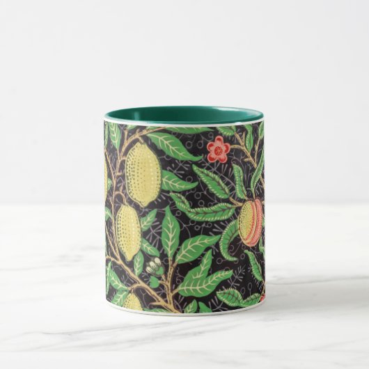 William Morris Fruit Pomegranates Lemons Pattern Tasse (Zentrum)