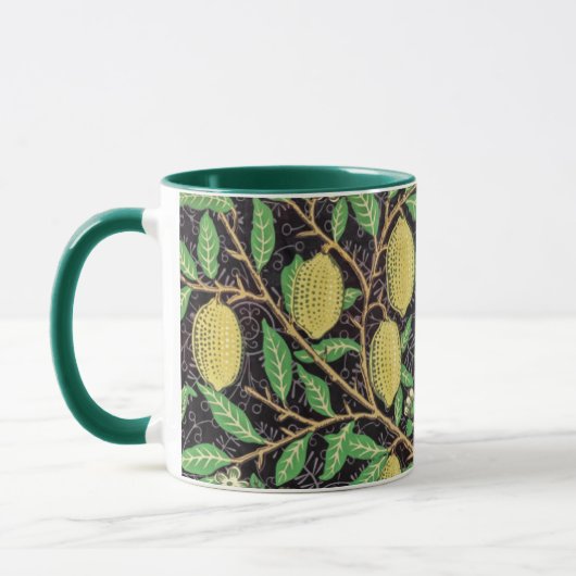 William Morris Fruit Pomegranates Lemons Pattern Tasse (Links)