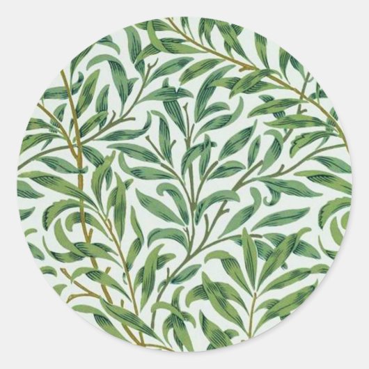 William Morris Garden Leaf Pattern Stickers (Vorderseite)