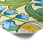 William Morris Garden Lido Locarno Poster (Ecke)