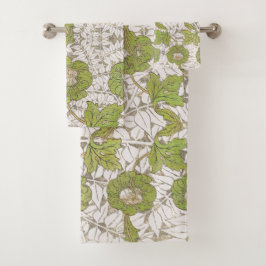 William Morris Garden Mix Botanical Badhandtuch Set