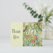 William Morris Garden Postkarte (Stehend Vorderseite)