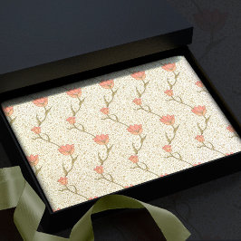 William Morris Garden Tulip Floral Pattern Seidenpapier