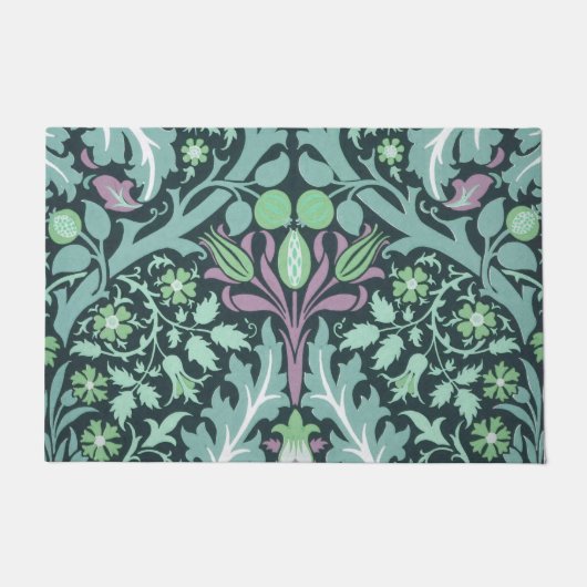 William Morris “Gartenblätter” 3 Fußmatte (Vorderseite)