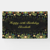 William Morris Geburtstagsfeier Banner (Horizontal)