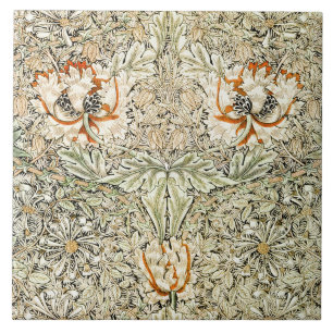William Morris Geißblatt Blumen Wallpaper Fliese