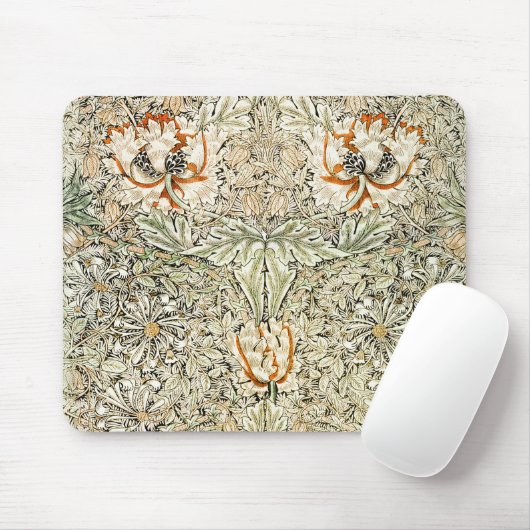 William Morris Geißblatt Blumen Wallpaper Mousepad (Mit Mouse)